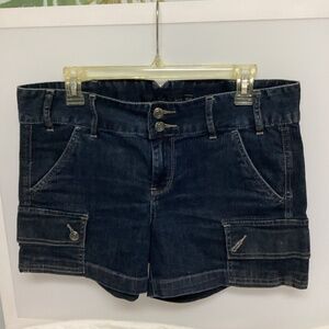 Calvin Klein Jean shorts.